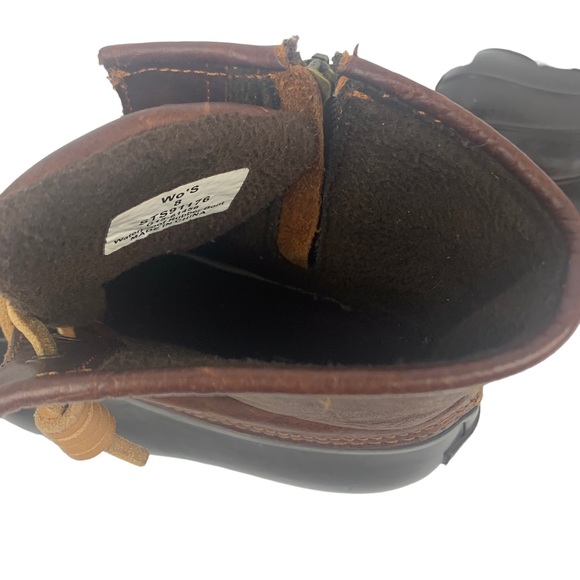 Sperry Top Sider Duck Boots Waterproof STS91176 Women's Size 8 Brown Leather - Picture 8 of 11